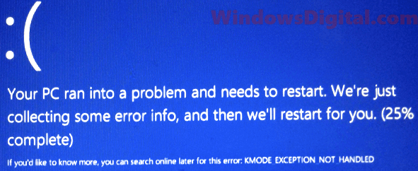 How to Fix Blue Screen With Sad Face on Windows 10 computer
