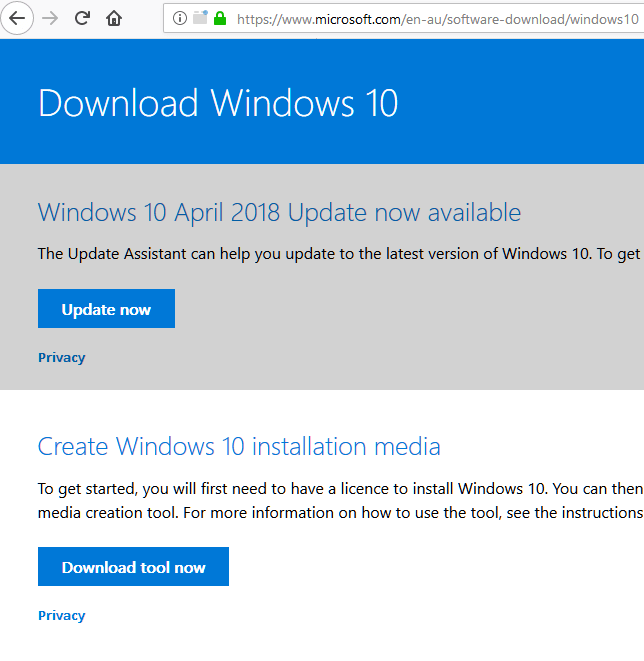 Windows 10 Free Upgrade 64