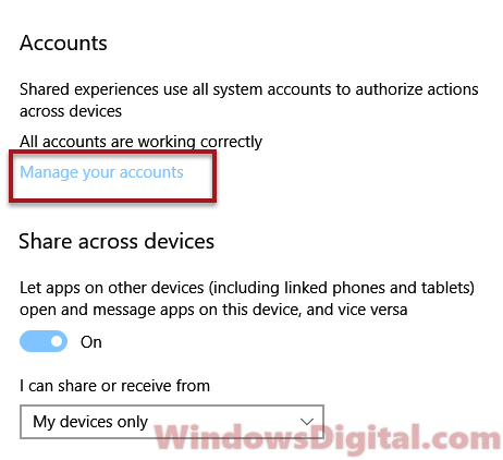 microsoft account problem