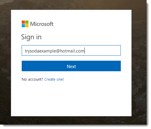 login to hotmail outlook mail account